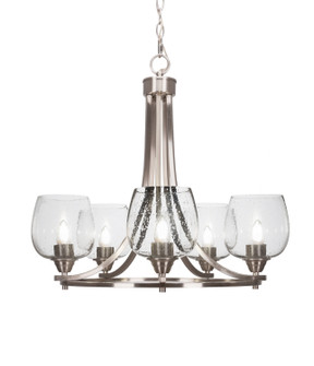Paramount Five Light Chandelier in Brushed Nickel (200|3405-BN-4810)