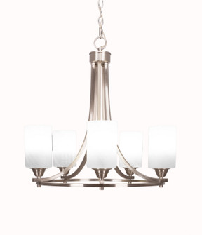 Paramount Five Light Chandelier in Brushed Nickel (200|3405-BN-3001)