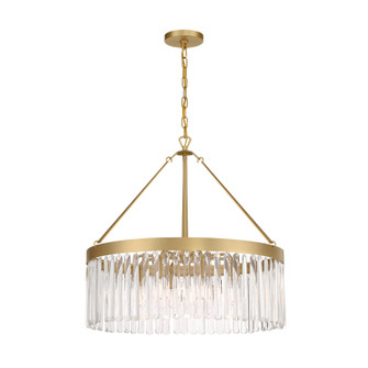 Emory Eight Light Chandelier in Modern Gold (60|EMO-5406-MG)