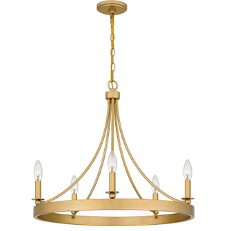 Aspyn Five Light Chandelier in Light Gold (10|APN5026LG)