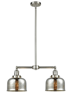 Oxford Two Light Chandelier in Black Antique Brass (405|209-BAB-G542W-LED)