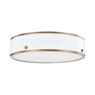 Eli LED Flush Mount in Patina Brass And Soft White (67|C8316-PBR/SWH)