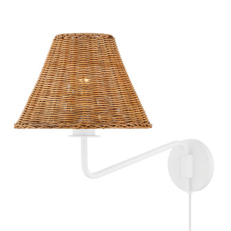 Issa One Light Wall Sconce in Textured White (428|HL704201-TWH)