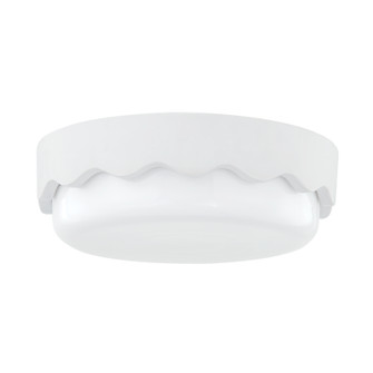 Wave Three Light Flush Mount in Ceramic Matte White (428|H656503-CMW)