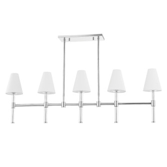 Janelle Five Light Linear in Polished Nickel (428|H630905-PN)