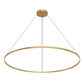 Cerchio LED Pendant in Brushed Gold (347|PD87772-BG)