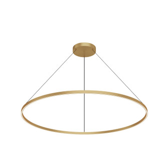 Cerchio LED Pendant in Brushed Gold (347|PD87760-BG)
