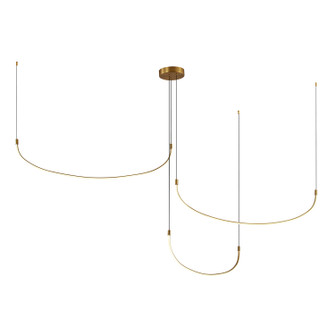 Talis LED Pendant in Brushed Gold (347|MP89390-BG)