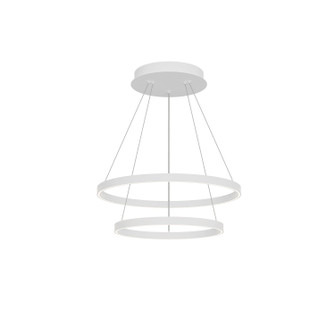 Cerchio LED Chandelier in White (347|CH87824-WH)