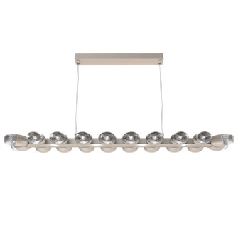 Pebble LED Linear Suspension in Beige Silver (404|PLB0079-60-BS-PC-CA1-L3)