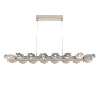 Pebble LED Linear Suspension in Beige Silver (404|PLB0079-48-BS-PC-CA1-L3)