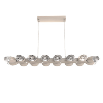 Pebble LED Linear Suspension in Beige Silver (404|PLB0079-48-BS-PC-CA1-L3)