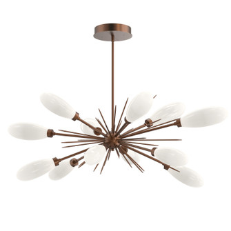 Fiori LED Chandelier in Burnished Bronze (404|PLB0071-0A-BB-WL-001-L3)