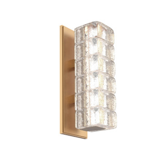 Asscher LED Wall Sconce in Heritage Brass (404|IDB0080-01-HB-AC-L3)