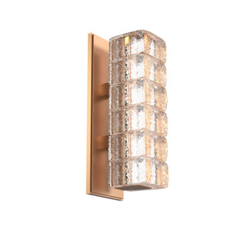 Asscher LED Wall Sconce in Gilded Brass (404|IDB0080-01-GB-AC-L3)