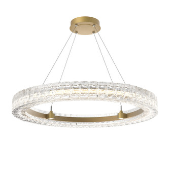 Asscher LED Chandelier in Gilded Brass (404|CHB0080-36-GB-AC-CA1-L3)