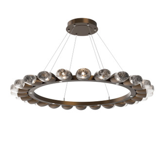 Pebble LED Chandelier in Flat Bronze (404|CHB0079-48-FB-PC-CA1-L3)