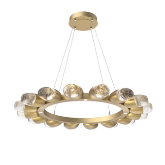 Pebble LED Chandelier in Gilded Brass (404|CHB0079-36-GB-PC-CA1-L3)