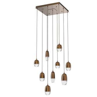 Pebble LED Pendant in Flat Bronze (404|CHB0079-09-FB-PC-C01-L3)
