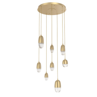 Pebble LED Pendant in Gilded Brass (404|CHB0079-08-GB-PC-C01-L3)