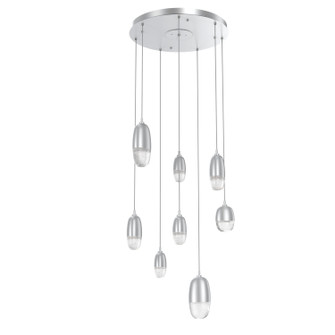 Pebble LED Pendant in Classic Silver (404|CHB0079-08-CS-PC-C01-L3)