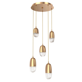 Pebble LED Pendant in Novel Brass (404|CHB0079-05-NB-PC-C01-L3)