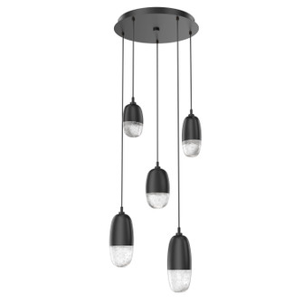 Pebble LED Pendant in Matte Black (404|CHB0079-05-MB-PC-C01-L3)