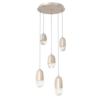 Pebble LED Pendant in Beige Silver (404|CHB0079-05-BS-PC-C01-L3)