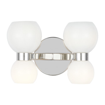 kate spade new york Four Light Wall Sconce in Polished Nickel (454|KSW1034PNMG)