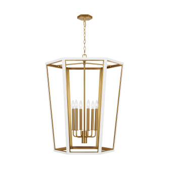 Curt Six Light Lantern in Matte White (454|AC1106MWTBBS)