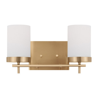 Zire Two Light Bath in Satin Brass (454|4490302-848)