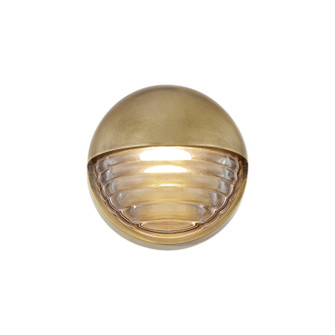 Palais LED Vanity in Vintage Brass/Ribbed Glass (452|WV330106VBCR)