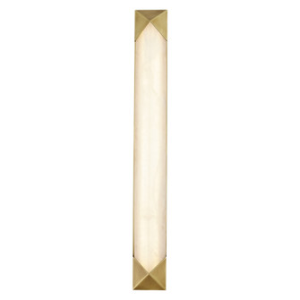 Caesar LED Vanity in Vintage Brass/Alabaster (452|WV323225VBAR)