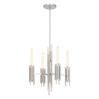 Torres Four Light Chandelier in Polished Nickel (452|CH335019PN)