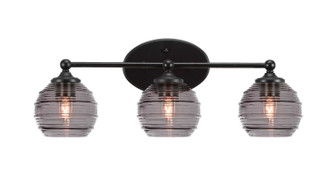 Capri Three Light Bath Bar in Matte Black (200|5913-MB-5112)