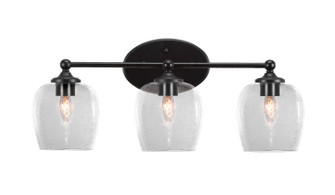 Capri Three Light Bathroom Lighting in Matte Black (200|5913-MB-4810)