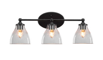 Capri Three Light Bathroom Lighting in Matte Black (200|5913-MB-4760)