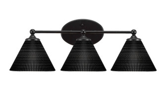 Capri Three Light Bath Bar in Matte Black (200|5913-MB-4059)
