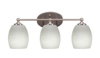 Capri Three Light Bath Bar in Brushed Nickel (200|5913-BN-615)