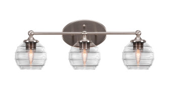 Capri Three Light Bath Bar in Brushed Nickel (200|5913-BN-5110)