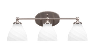 Capri Three Light Bathroom Lighting in Brushed Nickel (200|5913-BN-4761)