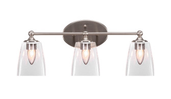 Capri Three Light Bathroom Lighting in Brushed Nickel (200|5913-BN-461)