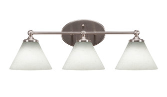 Capri Three Light Bathroom Lighting in Brushed Nickel (200|5913-BN-312) Capri Three Light Bathroom Lighting in Brushed Nickel (200|5913-BN-312)