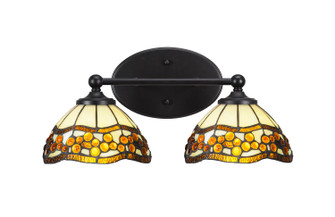 Capri Two Light Bath Bar in Matte Black (200|5912-MB-9975)
