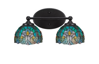 Capri Two Light Bath Bar in Matte Black (200|5912-MB-9925)