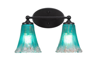 Capri Two Light Bathroom Lighting in Matte Black (200|5912-MB-725)