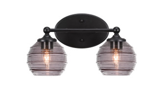 Capri Two Light Bathroom Lighting in Matte Black (200|5912-MB-5112)