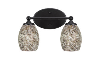 Capri Two Light Bathroom Lighting in Matte Black (200|5912-MB-5054)