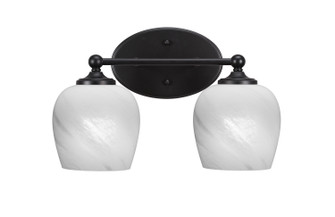 Capri Two Light Bathroom Lighting in Matte Black (200|5912-MB-4811)