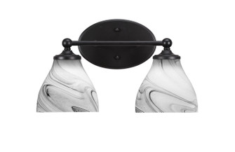Capri Two Light Bathroom Lighting in Matte Black (200|5912-MB-4769)